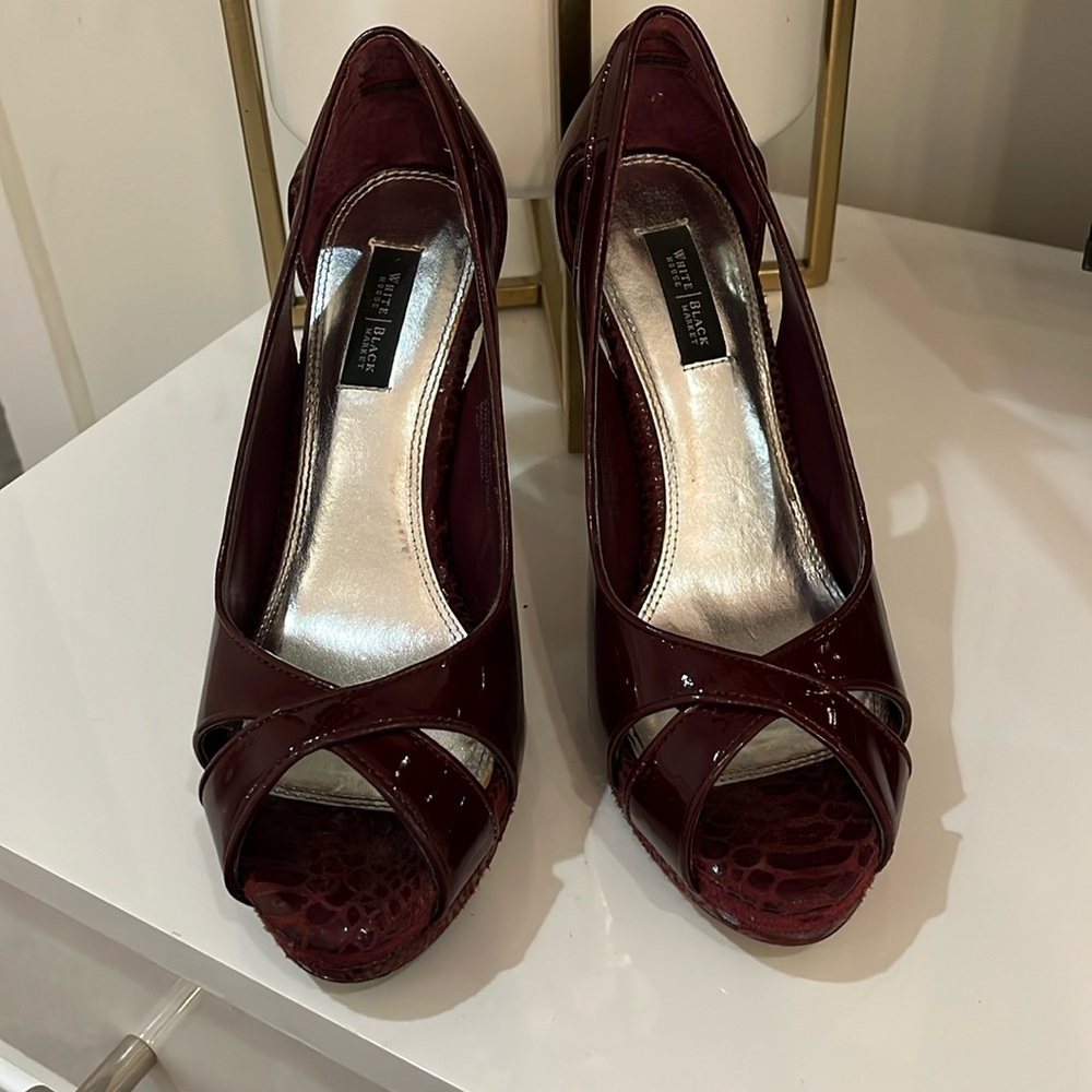 Maroon White House, Black Market heels